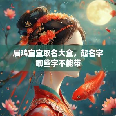 属鸡宝宝取名大全，起名字哪些字不能带