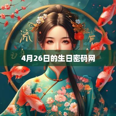 4月26日的生日密码网