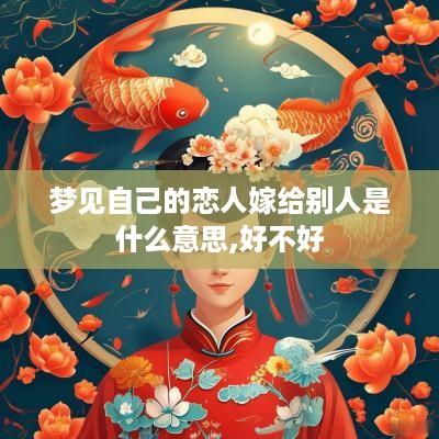 梦见自己的恋人嫁给别人是什么意思,好不好