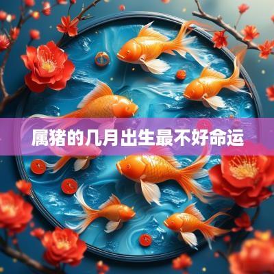 属猪的几月出生最不好命运