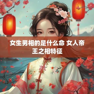 女生男相的是什么命 女人帝王之相特征