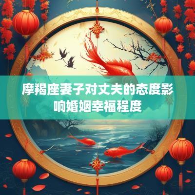 摩羯座妻子对丈夫的态度影响婚姻幸福程度