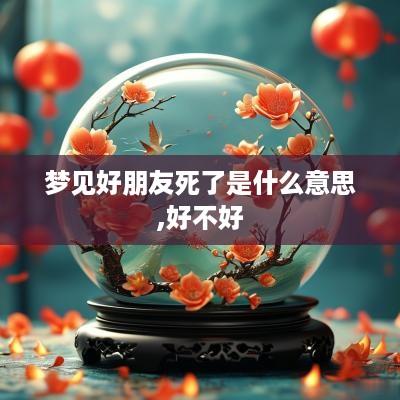 梦见好朋友死了是什么意思,好不好