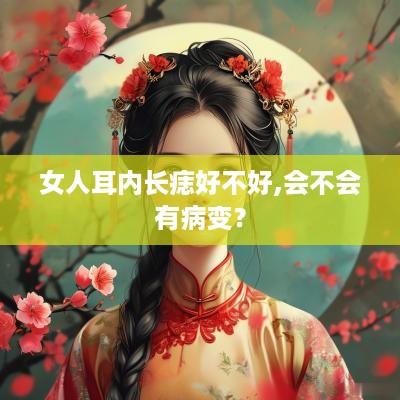 女人耳内长痣好不好,会不会有病变？