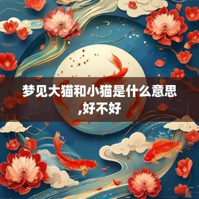 梦见大猫和小猫是什么意思,好不好