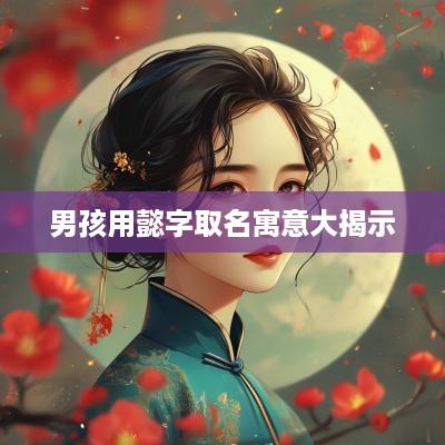 男孩用懿字取名寓意大揭示