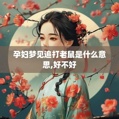 孕妇梦见追打老鼠是什么意思,好不好