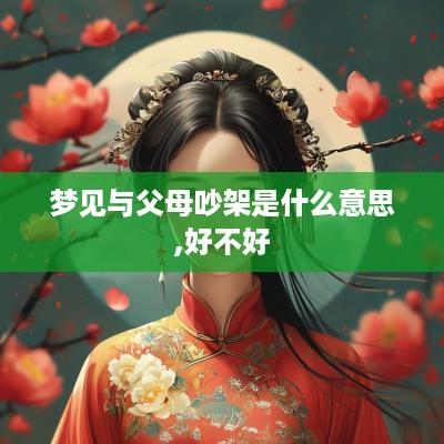 梦见与父母吵架是什么意思,好不好