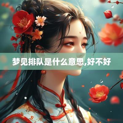 梦见排队是什么意思,好不好