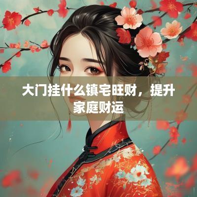 大门挂什么镇宅旺财，提升家庭财运