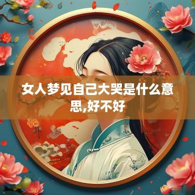 女人梦见自己大哭是什么意思,好不好