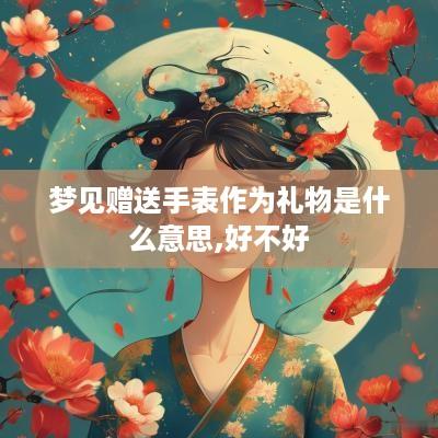 梦见赠送手表作为礼物是什么意思,好不好