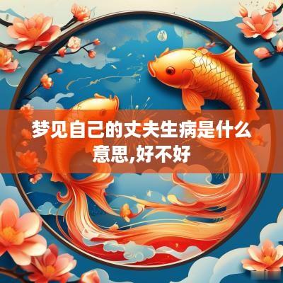 梦见自己的丈夫生病是什么意思,好不好