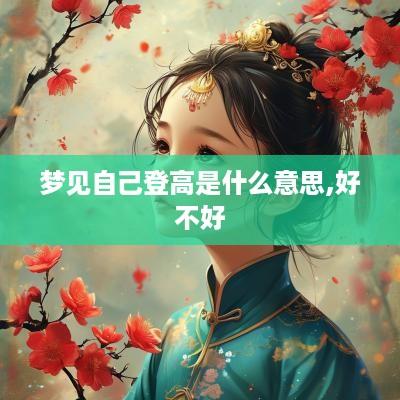 梦见自己登高是什么意思,好不好