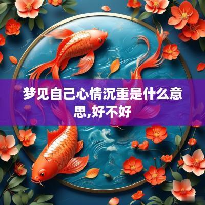 梦见自己心情沉重是什么意思,好不好