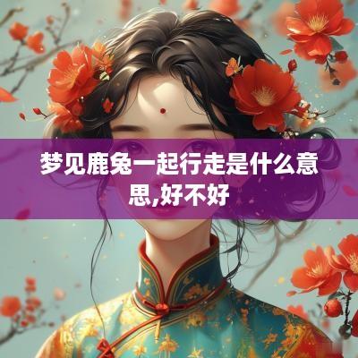 梦见鹿兔一起行走是什么意思,好不好