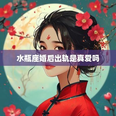水瓶座婚后出轨是真爱吗