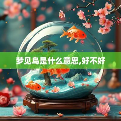 梦见鸟是什么意思,好不好