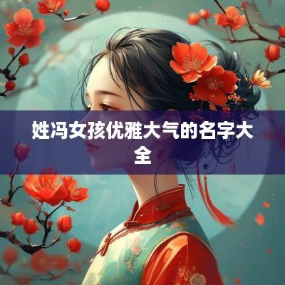 姓冯女孩优雅大气的名字大全