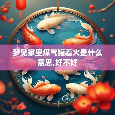 梦见家里煤气罐着火是什么意思,好不好