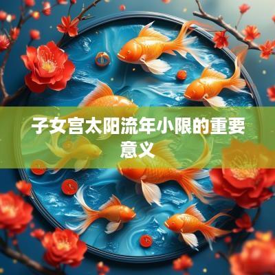 子女宫太阳流年小限的重要意义