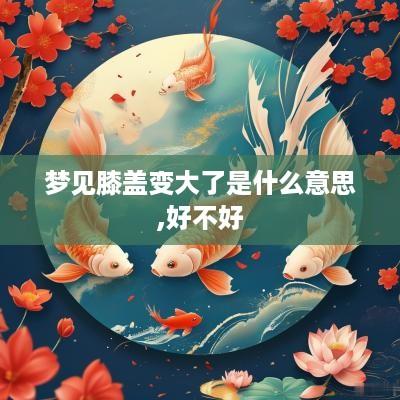 梦见膝盖变大了是什么意思,好不好