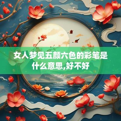 女人梦见五颜六色的彩笔是什么意思,好不好