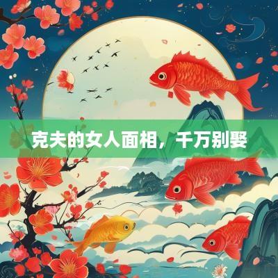 克夫的女人面相，千万别娶