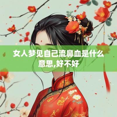 女人梦见自己流鼻血是什么意思,好不好