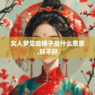 女人梦见吃橡子是什么意思,好不好