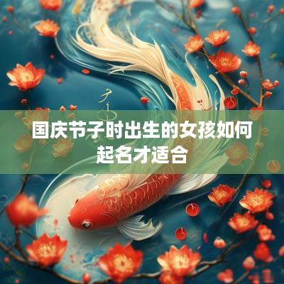 国庆节子时出生的女孩如何起名才适合