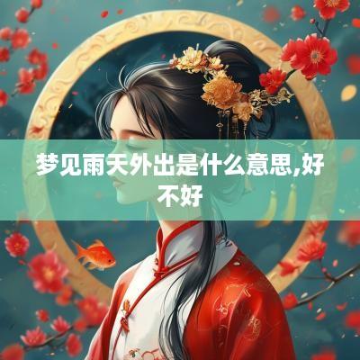 梦见雨天外出是什么意思,好不好