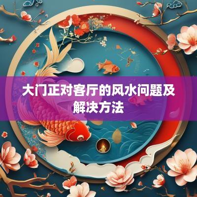 大门正对客厅的风水问题及解决方法