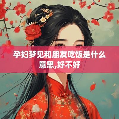 孕妇梦见和朋友吃饭是什么意思,好不好
