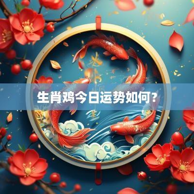 生肖鸡今日运势如何？