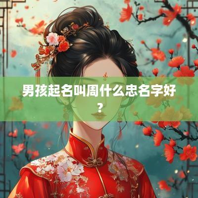男孩起名叫周什么忠名字好？