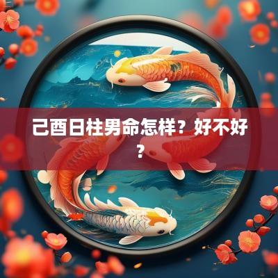 己酉日柱男命怎样？好不好？