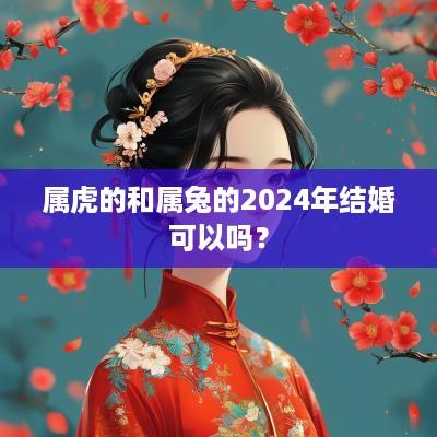 属虎的和属兔的2025年结婚可以吗？