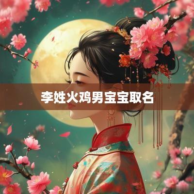 李姓火鸡男宝宝取名
