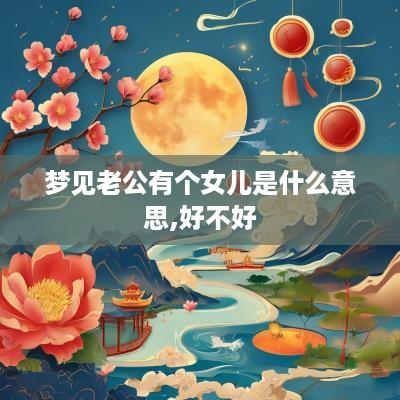 梦见老公有个女儿是什么意思,好不好