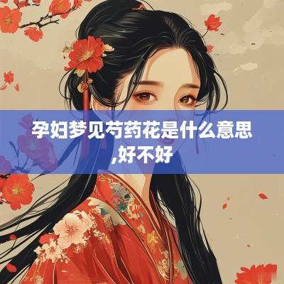 孕妇梦见芍药花是什么意思,好不好