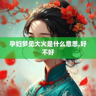 孕妇梦见大火是什么意思,好不好