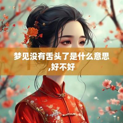 梦见没有舌头了是什么意思,好不好