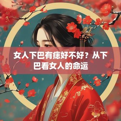 女人下巴有痣好不好？从下巴看女人的命运