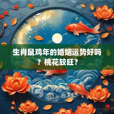 生肖鼠鸡年的婚姻运势好吗？桃花较旺？