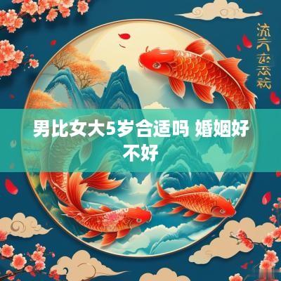 男比女大5岁合适吗 婚姻好不好