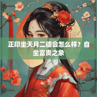 正印坐天月二德会怎么样？自坐富贵之象