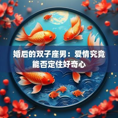 婚后的双子座男：爱情究竟能否定住好奇心