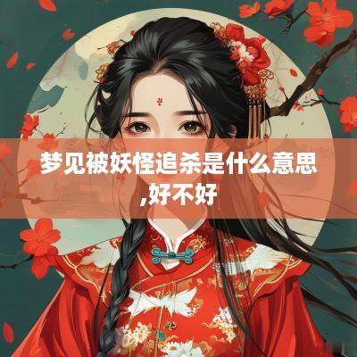 梦见被妖怪追杀是什么意思,好不好