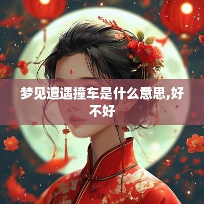 梦见遭遇撞车是什么意思,好不好